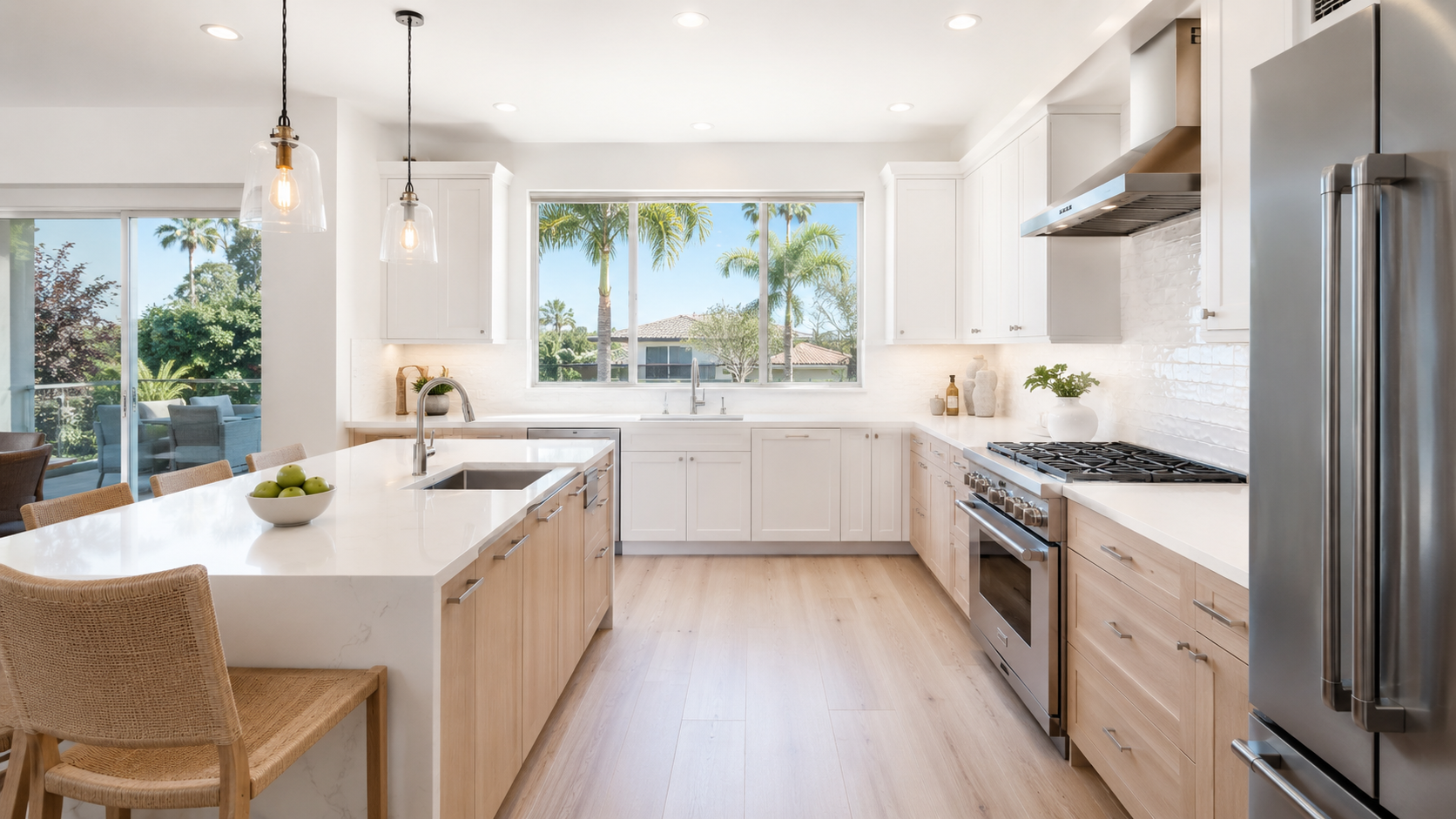 Spotless kitchen cleaned by Pro Shine Elite
